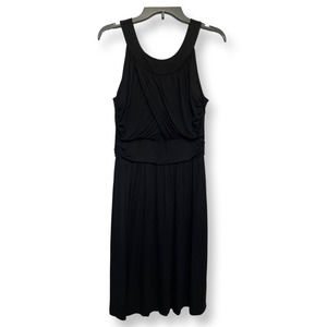 Gilli Womens A Line Dress Black Stretch Scoop Neck Sleeveless Viscose Blend XL